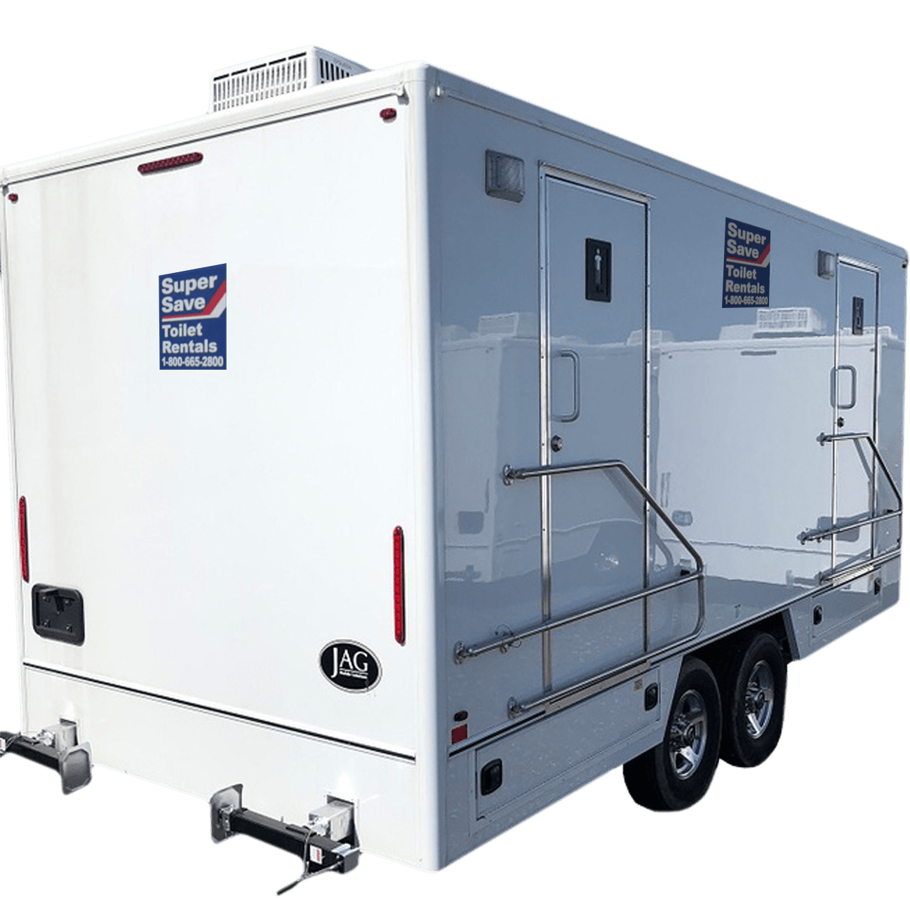 A white Jag 8 Trailer Unit